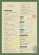 Carte et menu de La Paillote Bambou à La Grande Motte — Les cocktails, bières