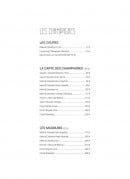 Menu La Voile Bleue - Les champagnes