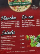 Menu Bodéga Amnésia - Les planches en -cas et salades