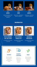 Menu King Marcel - Les bons plans, barbacoa et boissons, ...