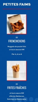 Menu King Marcel - Les wraps et  salades