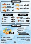 Menu Ô suprême Naan - Les petits faims, desserts et boissons,...