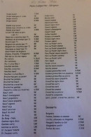 Menu Le Lotus Bleu - Les plats à emporter et desserts