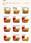 Menu Burger King - Les menus