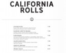 Menu Sushi Shop - Les californias rolls suite