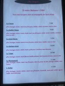 Carte et menu de La maison du street food à Murviel les Beziers — Les burgers