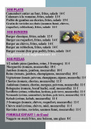 Carte et menu de O bistrot Charlotte et Cyril à Thezan les Beziers — Les plats, burgers, ...