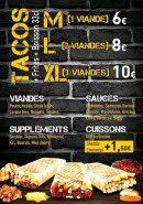 Carte et menu de L'Imperial à Beziers — Tacos