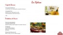 Menu Le Fournil des Arènes - Les forfaits boissons et prestations de service