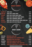 Menu L'original - Pizzas