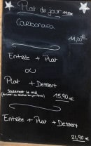 Menu La Villa Bella - Un exemple de menu du jour