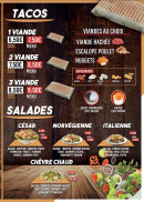 Menu Brice Burger's - Les tacos et salades