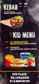Menu Le 570 - Kebab et menu enfant