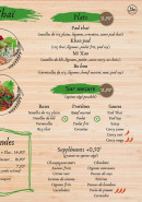 Menu Sucrine et Tamarin - Les plats, sur mesure, ...