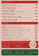Menu Chaud Devant - Les kebab, les paninis ...
