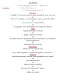 Menu Hôtel de la Paix - Les menus 