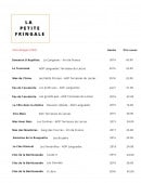 Carte et menu de La Petite Fringale à Saint Jean de la Blaquiere — Vins rouges suite