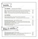 Carte et menu de Carre mer à Villeneuve les Maguelone — Les entrées, pates et rissotos