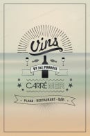 Carte et menu de Carre mer à Villeneuve les Maguelone — La carte des vins
