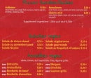 Carte et menu de Chez Manu à Villeneuve les Maguelone — Les pizzas sucrees: salees...