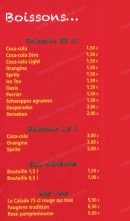 Carte et menu de Chez Manu à Villeneuve les Maguelone — Les boissons