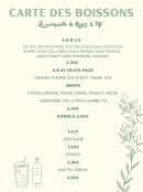 Carte et menu de La Guinguette de Roger et Fifi à Villeneuve les Maguelone — Carte des boissons