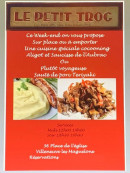 Carte et menu de Le Petit Troc à Villeneuve les Maguelone — Un exemple de menu du week