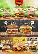 Menu M Express - Les burgers