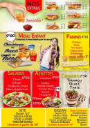 Menu M Express - Les paninis, salades et desserts