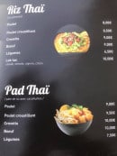 Menu OaM - Riz thaï et pad thaï