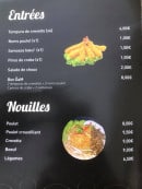 Menu OaM - Entrées et nouilles 