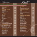 Menu Gusto - Les boissons