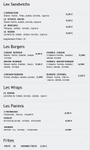 Menu Saveurs du Monde - les sandwichs