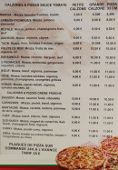 Carte et menu de Calzone Avenue à Saint Gely du Fesc — Calzones et pizzas
