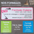 Menu Cot'&Gourmand - Les formules