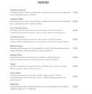 Menu Hanami Ramen - Les ramens