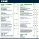 Menu Il Basilico - Caves