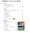 Menu Les Fils à Maman - Boissons