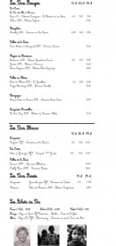 Menu Les Fils à Maman - Vins