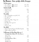 Menu Les Fils à Maman - Boissons suite 