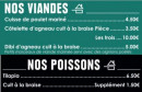 Menu Nitakula - Les viandes et poissons