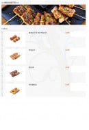 Menu TableRouge - Les brochettes