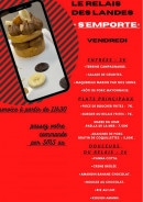 Carte et menu de Le Relais Des Landes à Saint Sauveur des Landes — Exemple de menu