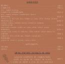 Menu Le Pressoir des Cherbault - Les galettes et menu enfant