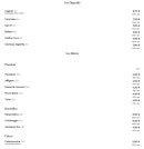 Menu Bistro Barrière - Les Digestifs, bières