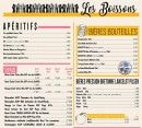 Carte et menu de Buvette des Bains à Saint Malo — Les apéritifs, bières, ...