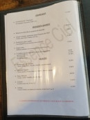 Menu Essence Ciel - Les fromages, desserts, ...