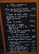 Carte et menu de Le Bistrot De Courtoisville à Saint Malo — L'ardoise