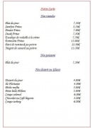 Menu Le Britannic - Les viandes, poissons, desserts