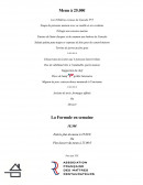 Menu Les Embruns - Les menus suite